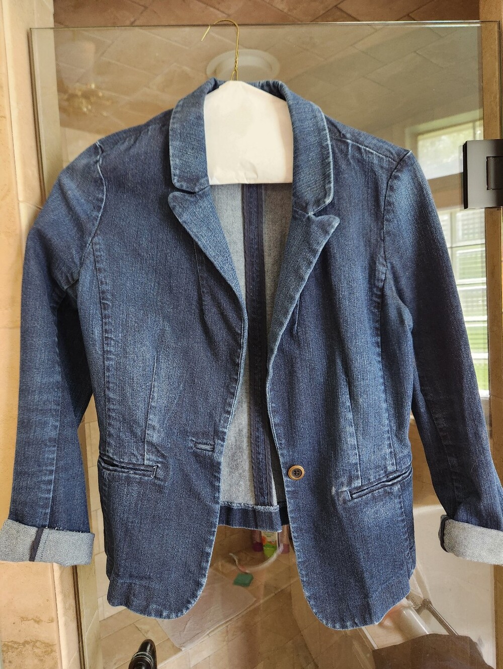 Ann Taylor LOFT Dark Wash Denim - Blue